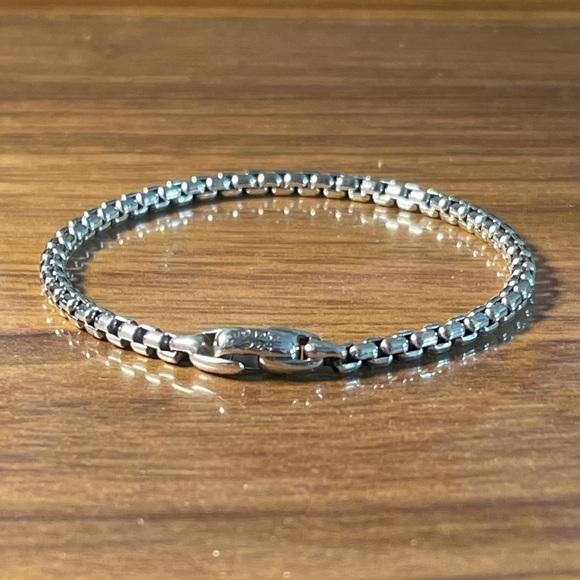 David Yurman 7.5”Men’s Medium Chain Bracelet, 4mm - Picture 2 of 5